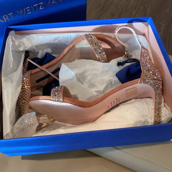 Stuart Weitzman Crystal Sandals - Picture 8 of 16